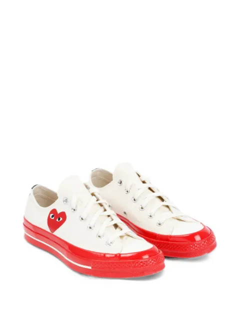 Comme Des Garçons Play x Converse heart-print sneakers