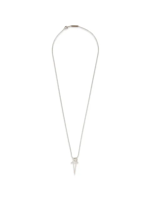 Rick Owens pentagram charm neckalce