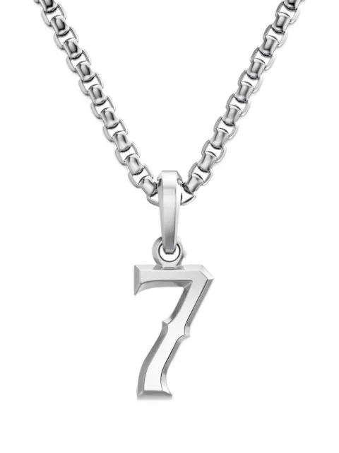 David Yurman Number Seven Amulet pendant necklace