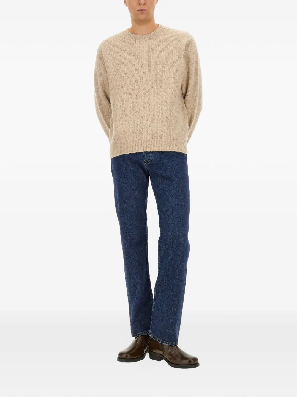 Sunflower crew-neck sweater Beige