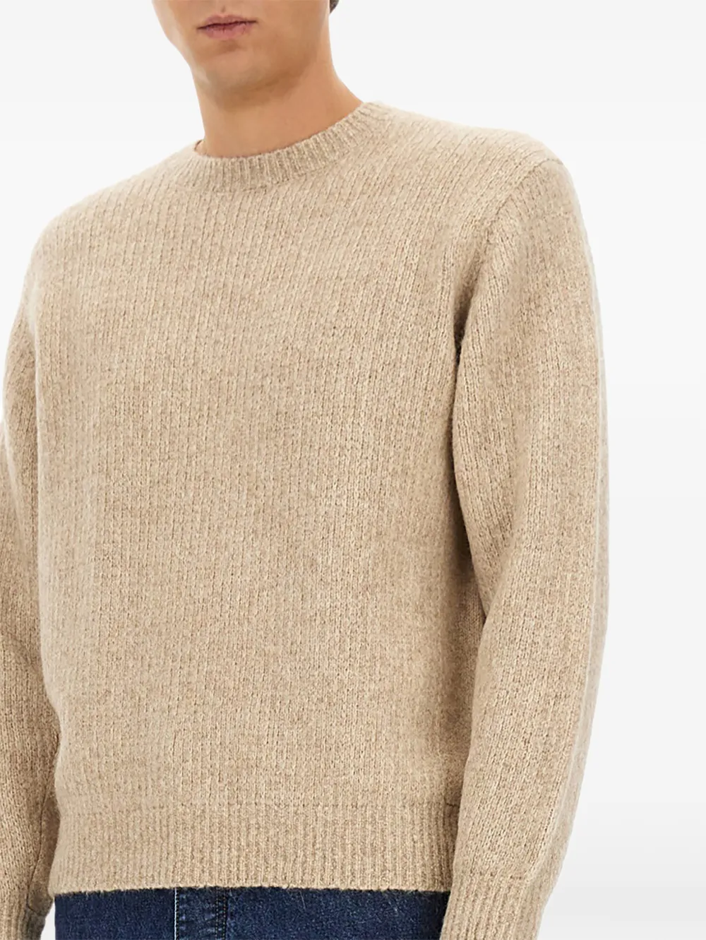 Sunflower crew-neck sweater Beige