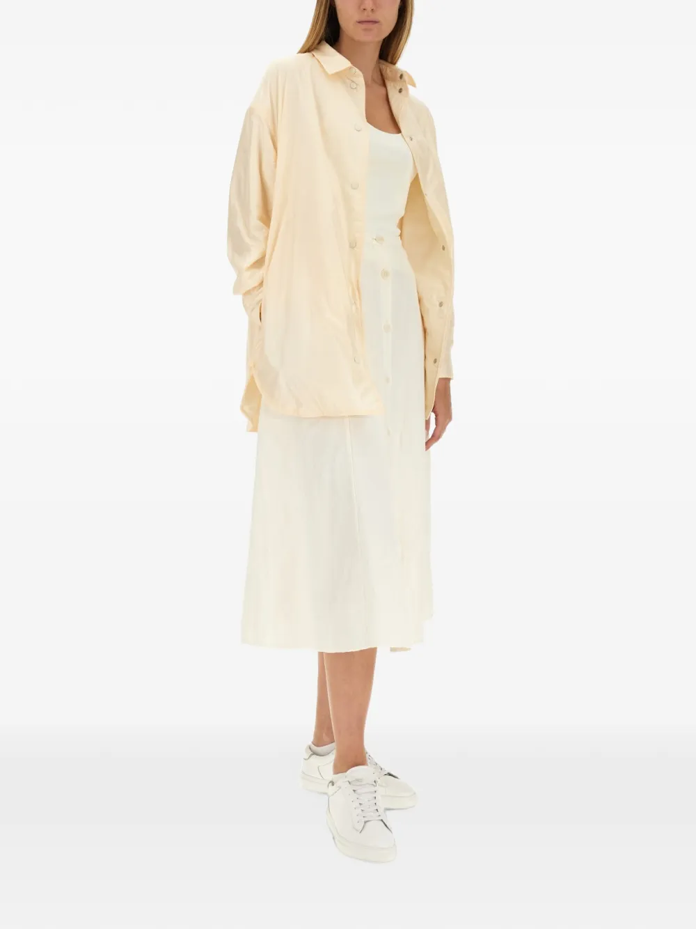 ASPESI Basquiat oversized shirt Beige