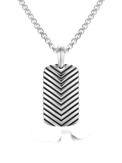 David Yurman Chevron Tag pendant