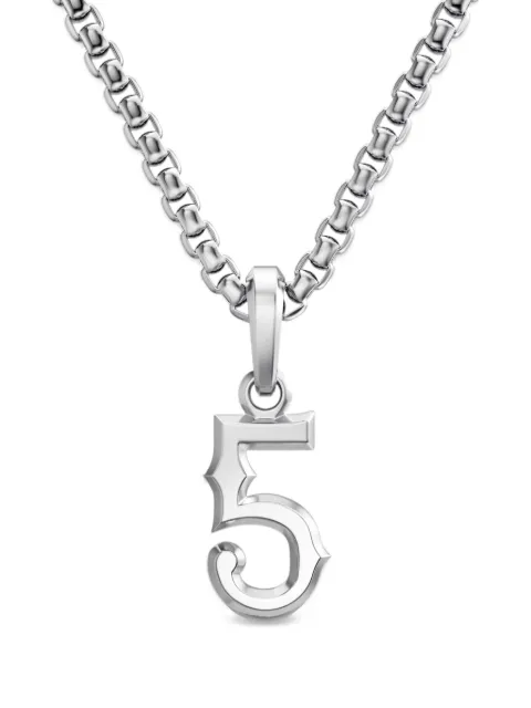 David Yurman Number Five Amulet pendant
