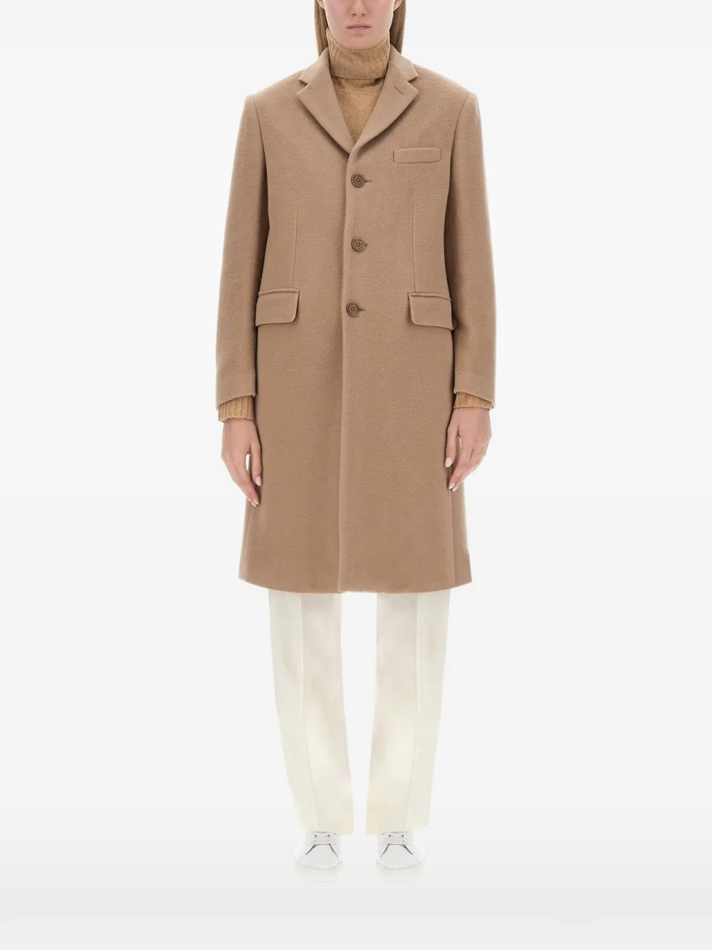 ASPESI single breasted coat Beige
