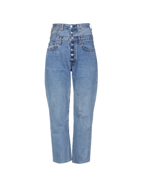 1/OFF cropped wide-leg trousers