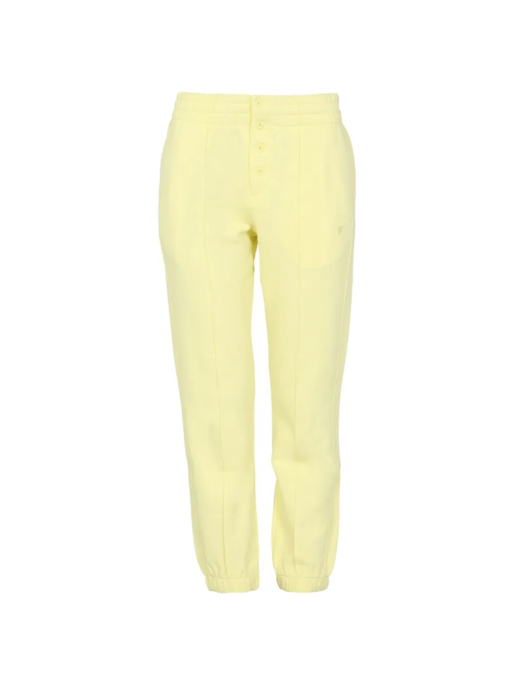 Helmut Lang button-detailed track trousers - Giallo