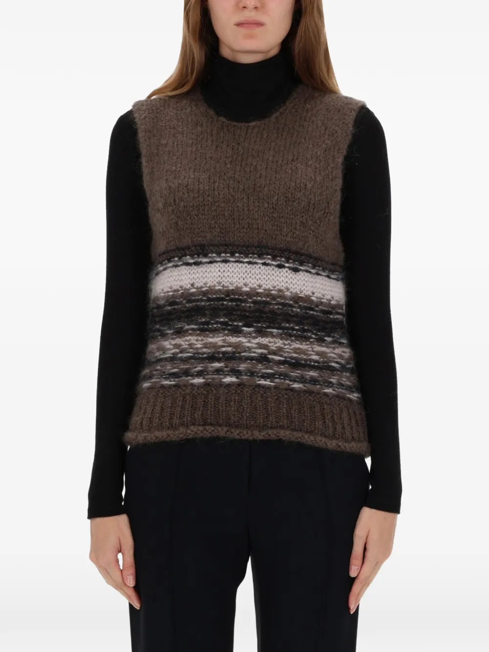 OUR LEGACY knitted vest Bruin