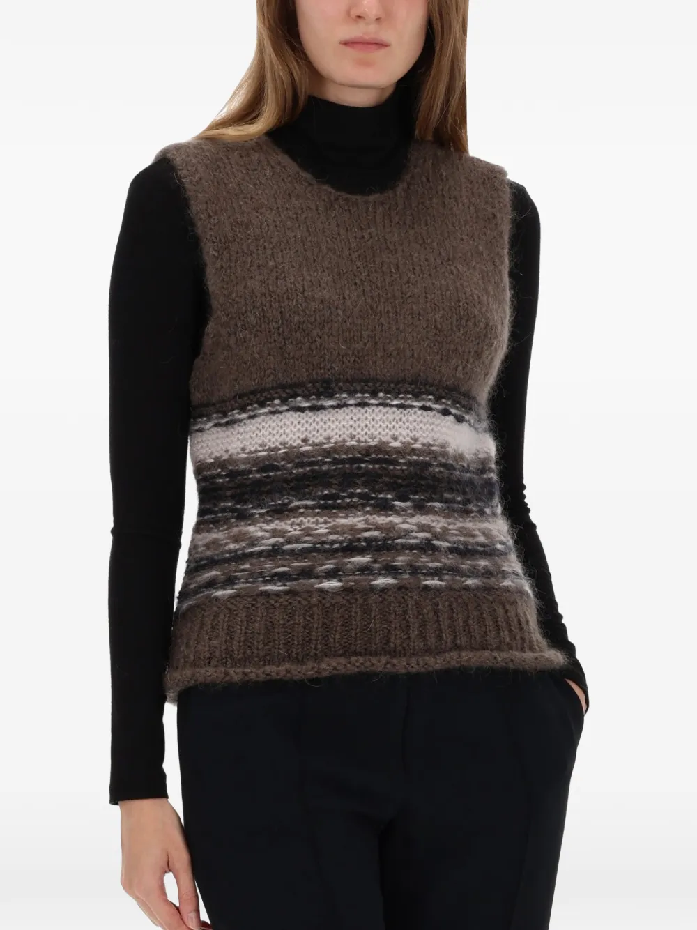 OUR LEGACY knitted vest Bruin