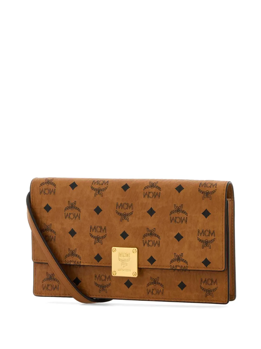 MCM large Aren crossbody bag - Marrone