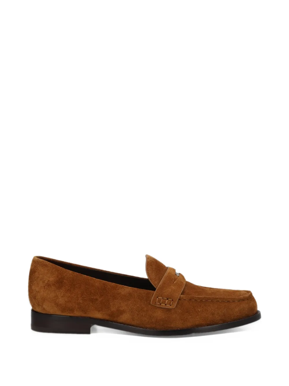 Tory Burch classic penny loafers - Marrone
