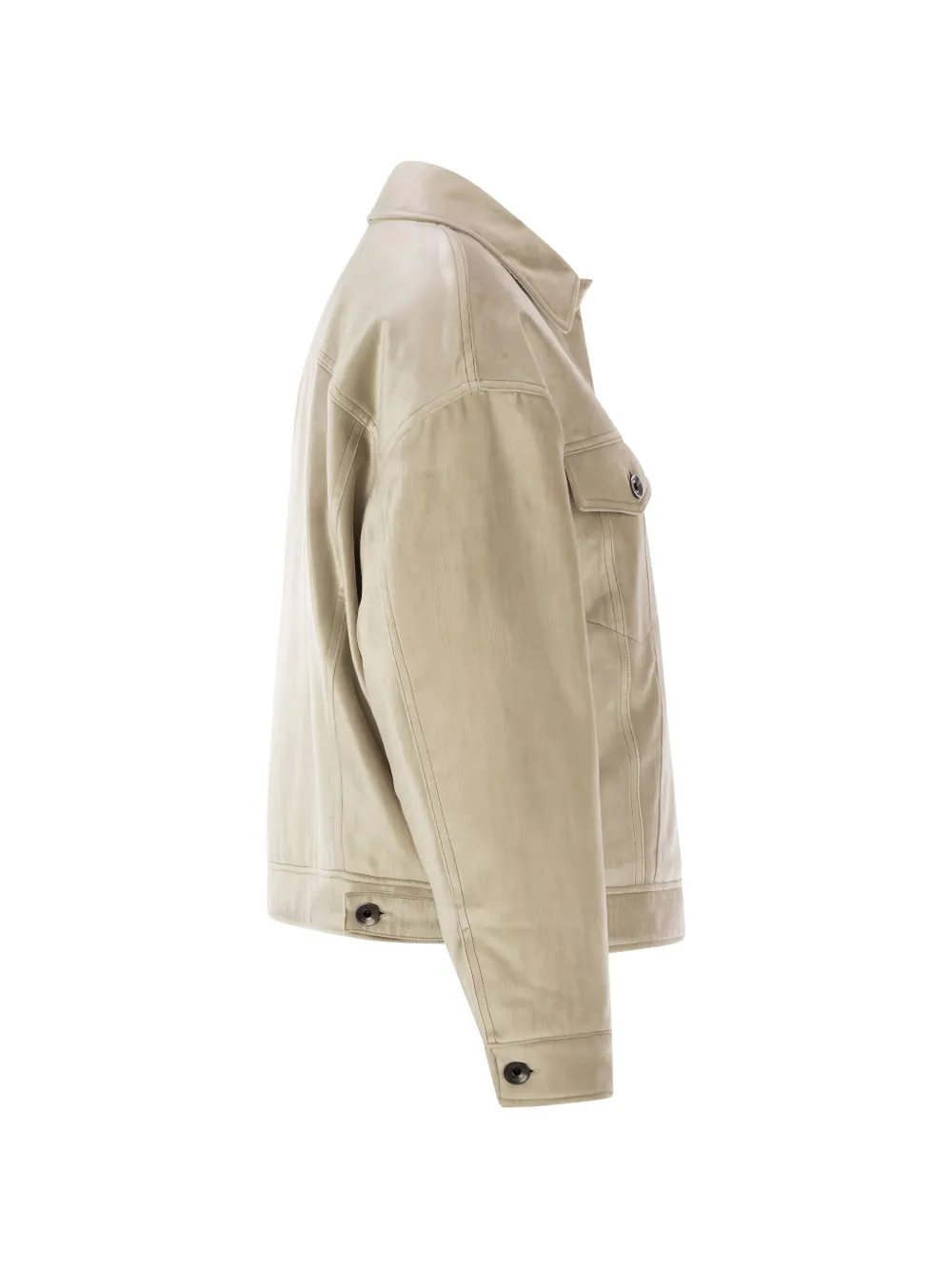 Brunello Cucinelli button-fastening jacket Beige