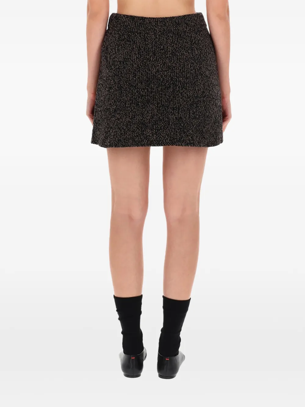 OUR LEGACY Sculpt mini skirt Zwart