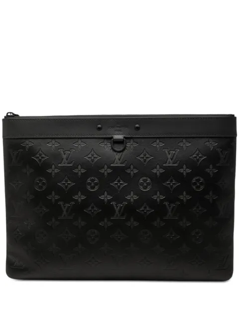Louis Vuitton Pre-Owned bolsa de mano con monograma Shadow Discovery Pochette 2021-2026
