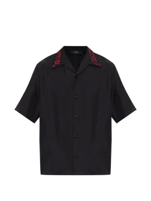 AMIRI regular-fit floral-collar shirt
