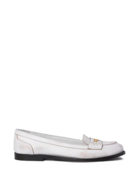 Miu Miu leather loafers
