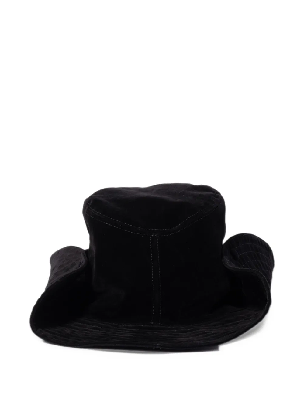 Miu velvet cowboy hat Zwart