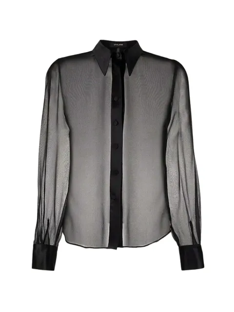 STYLAND sheer long-sleeve shirt