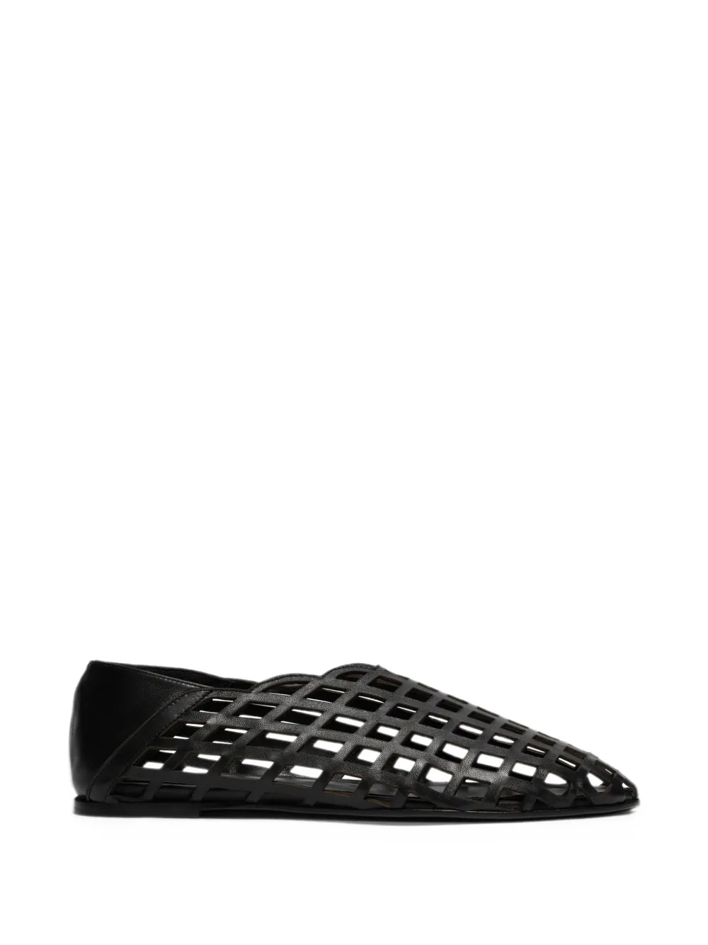 GIABORGHINI Peek-A-Boo ballet flats - Nero
