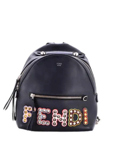 Fendi Pre-Owned By The Way Logo Studded Leather Mini backpack