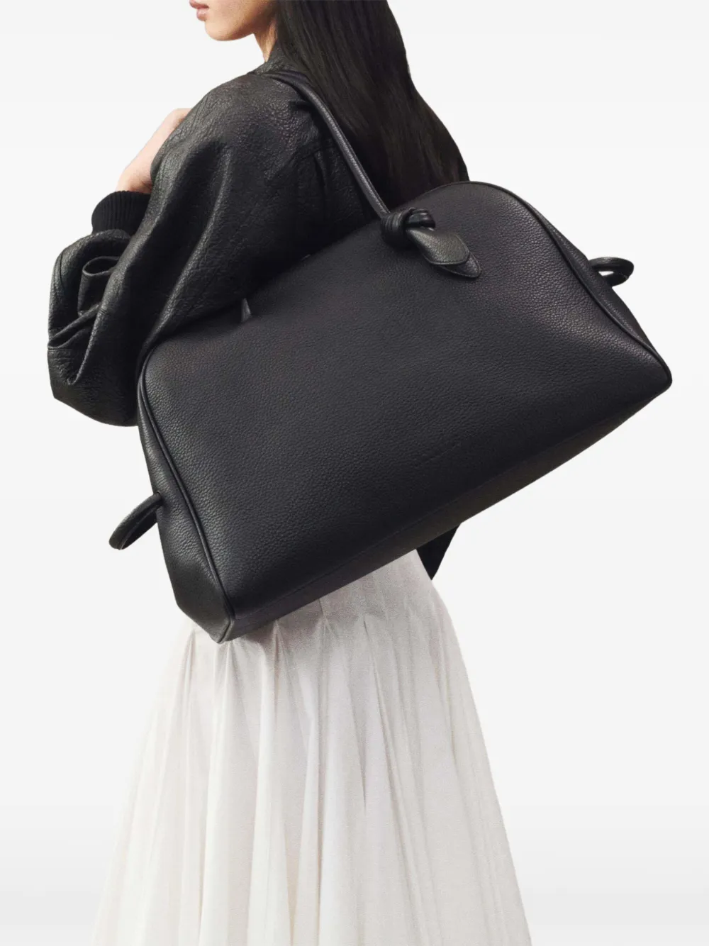 Jacquemus The large Turismo bowling bag Zwart