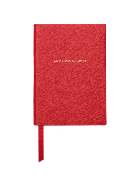 Burberry x Smythson Panama leather Soho notebook