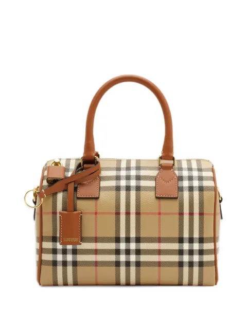 Burberry small Check bowling bag