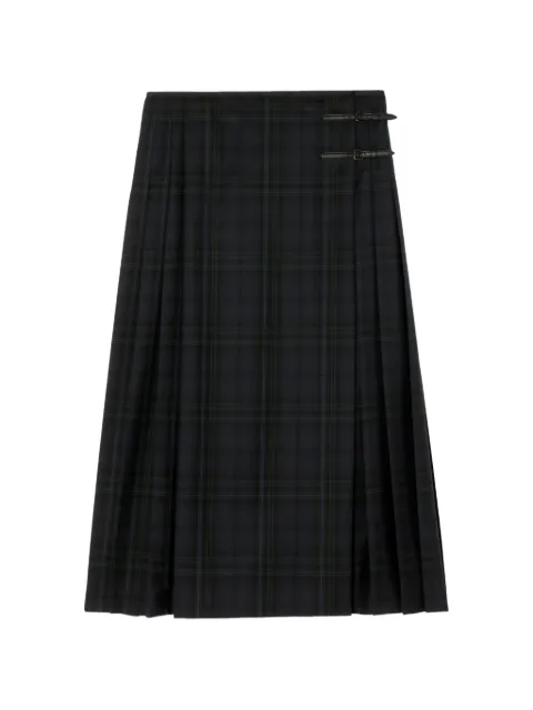 Burberry Check wool midi Kilt