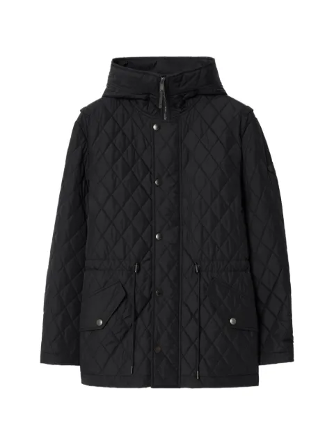 Burberry short quilted nylon wardour parka