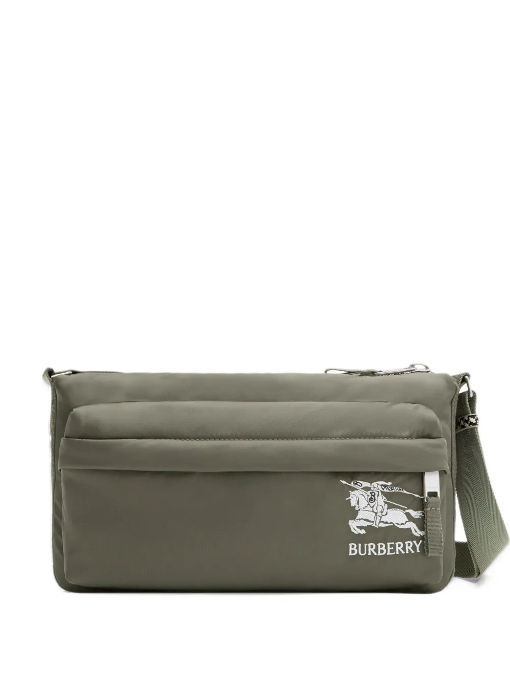 Burberry Knight logo crossbody bag - Verde