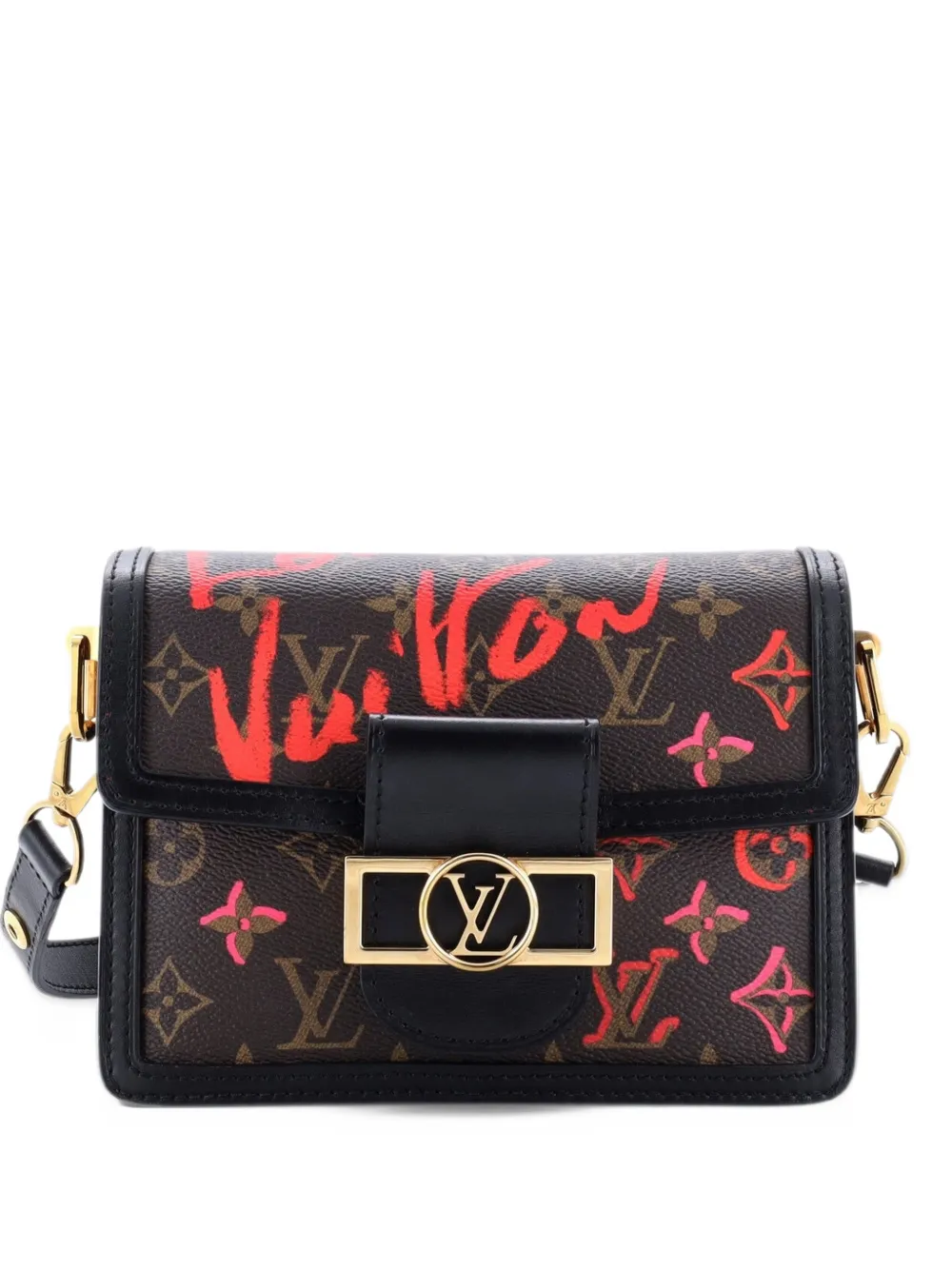 Louis Vuitton Pre-Owned Dauphine Shoulder Bag Limited Edition Fall in Love Monogram Canvas Mini crossbody bag - Marrone