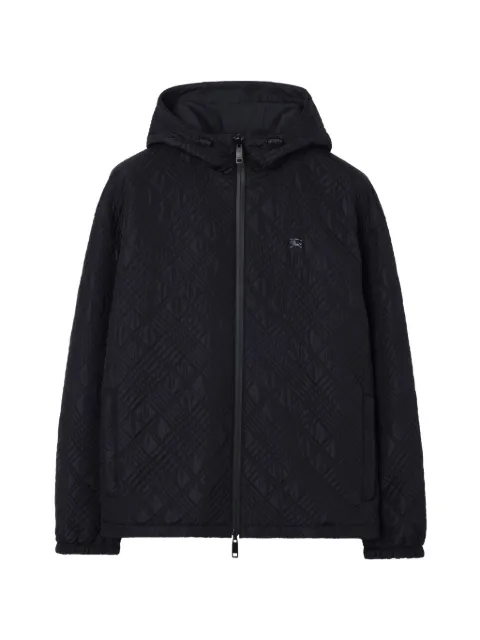 Burberry reversible Micro Check-stitch nylon Trafford hooded jacket