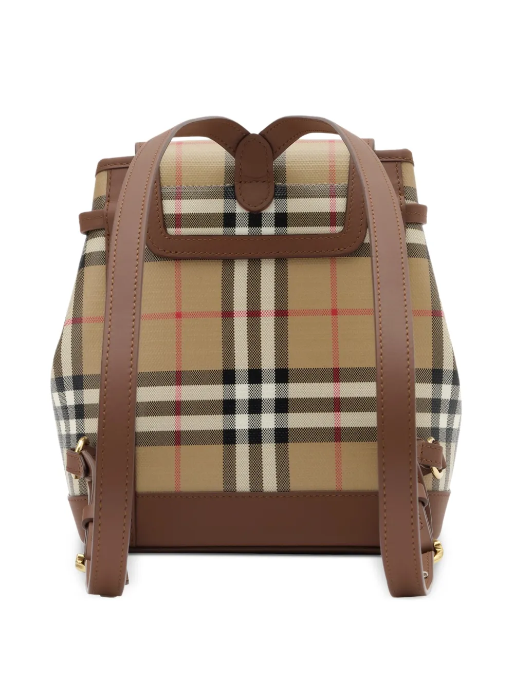 Burberry mini Check backpack - Toni neutri