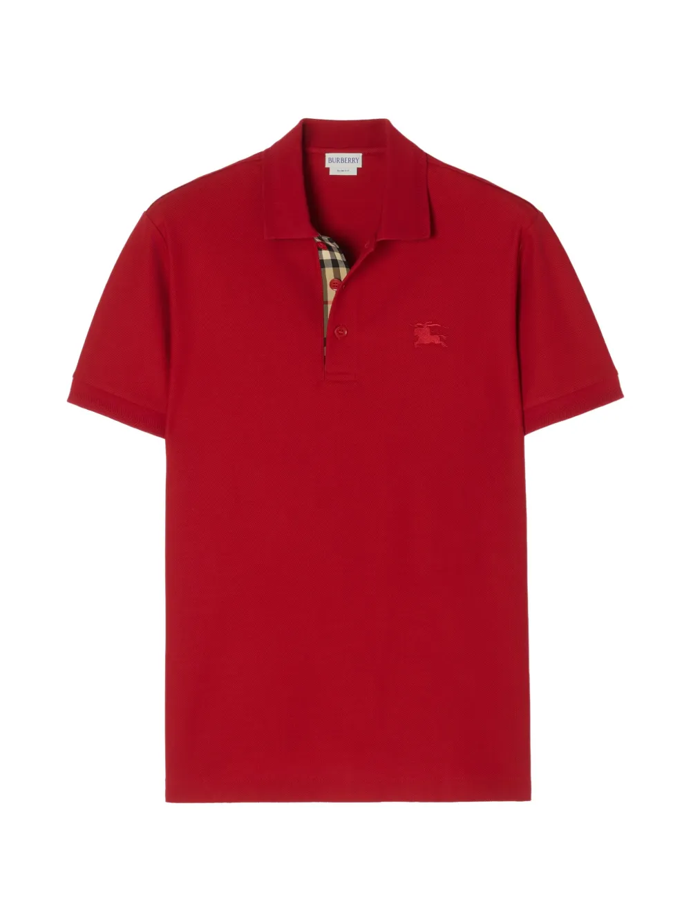 Burberry cotton polo shirt Rood