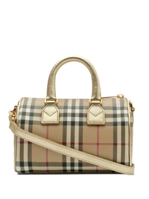 Burberry mini Check bowling bag