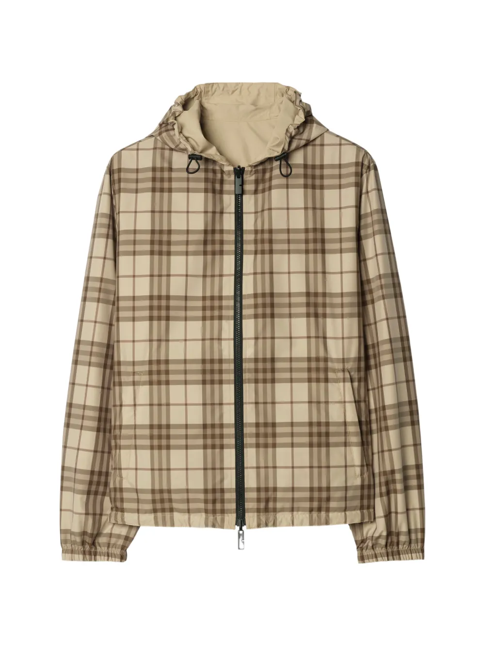 Burberry reversible Check Newport hooded jacket Beige