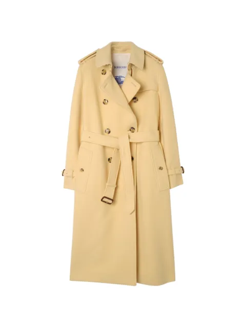 Burberry long cashmere Kensington trench coat
