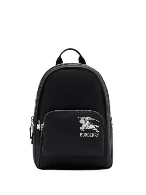 Burberry Knight Logo Zip Backpack