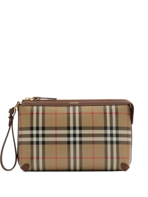 Burberry Check travel pouch