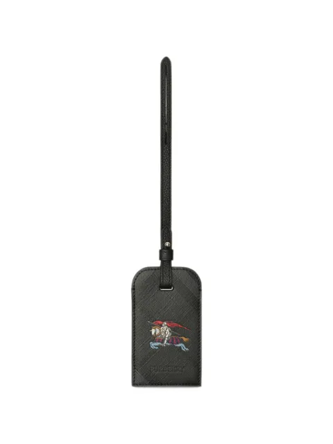 Burberry Knight city Check luggage tag