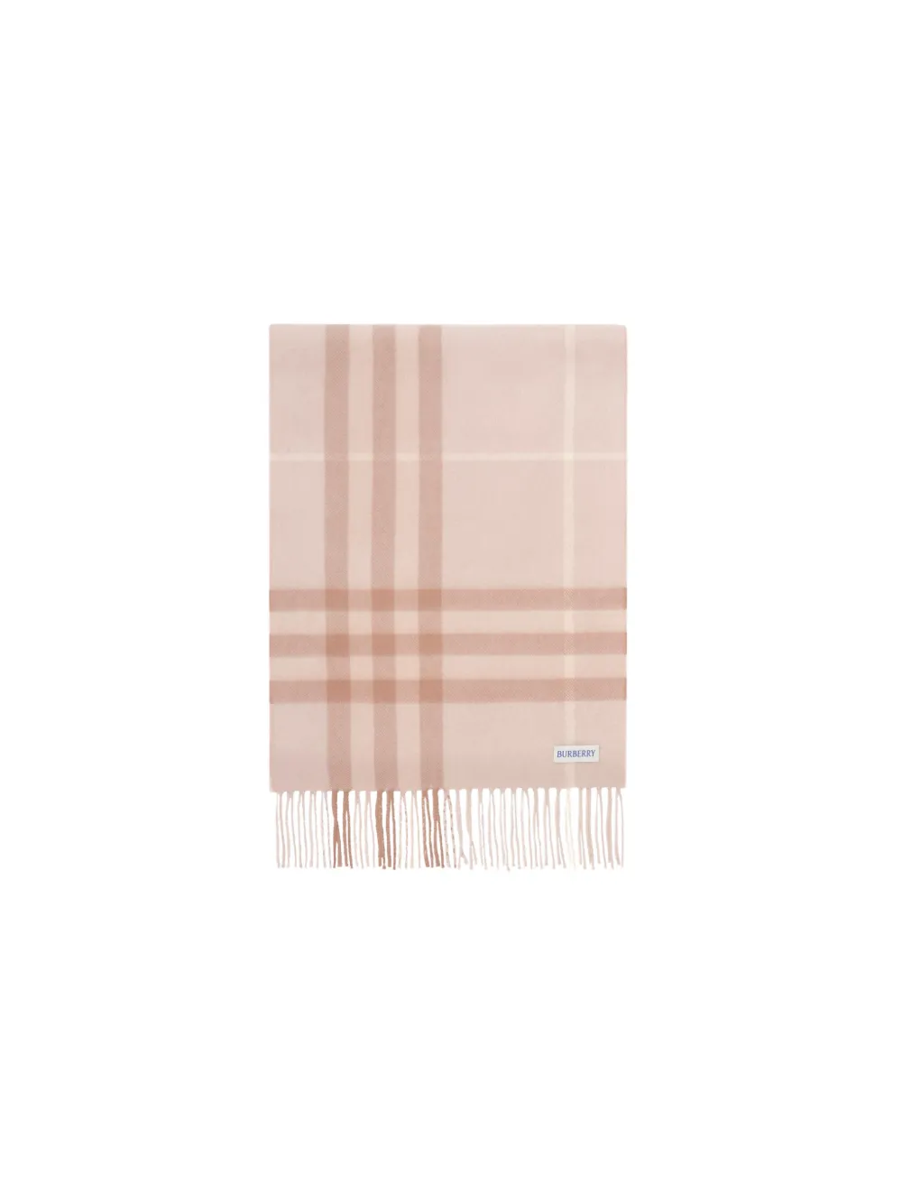 Burberry Check cashmere scarf Roze