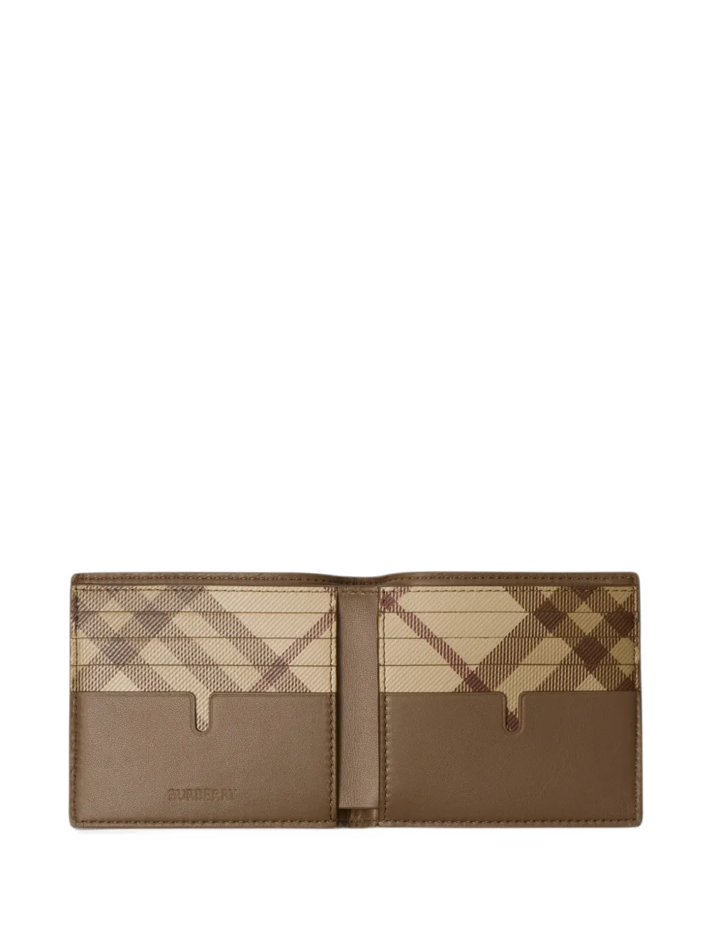 Burberry pop Check bifold wallet Bruin