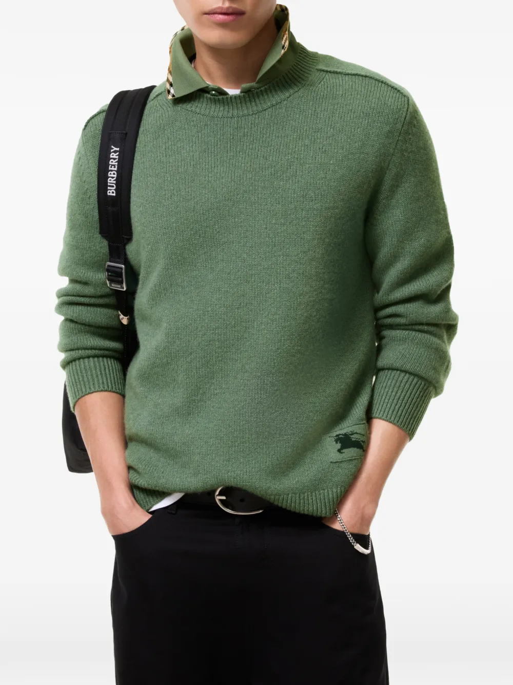 Burberry cashmere sweater Groen