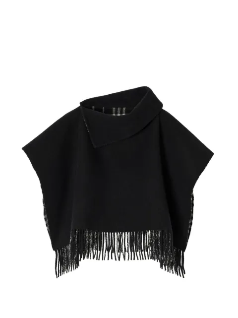 Burberry wool capelet
