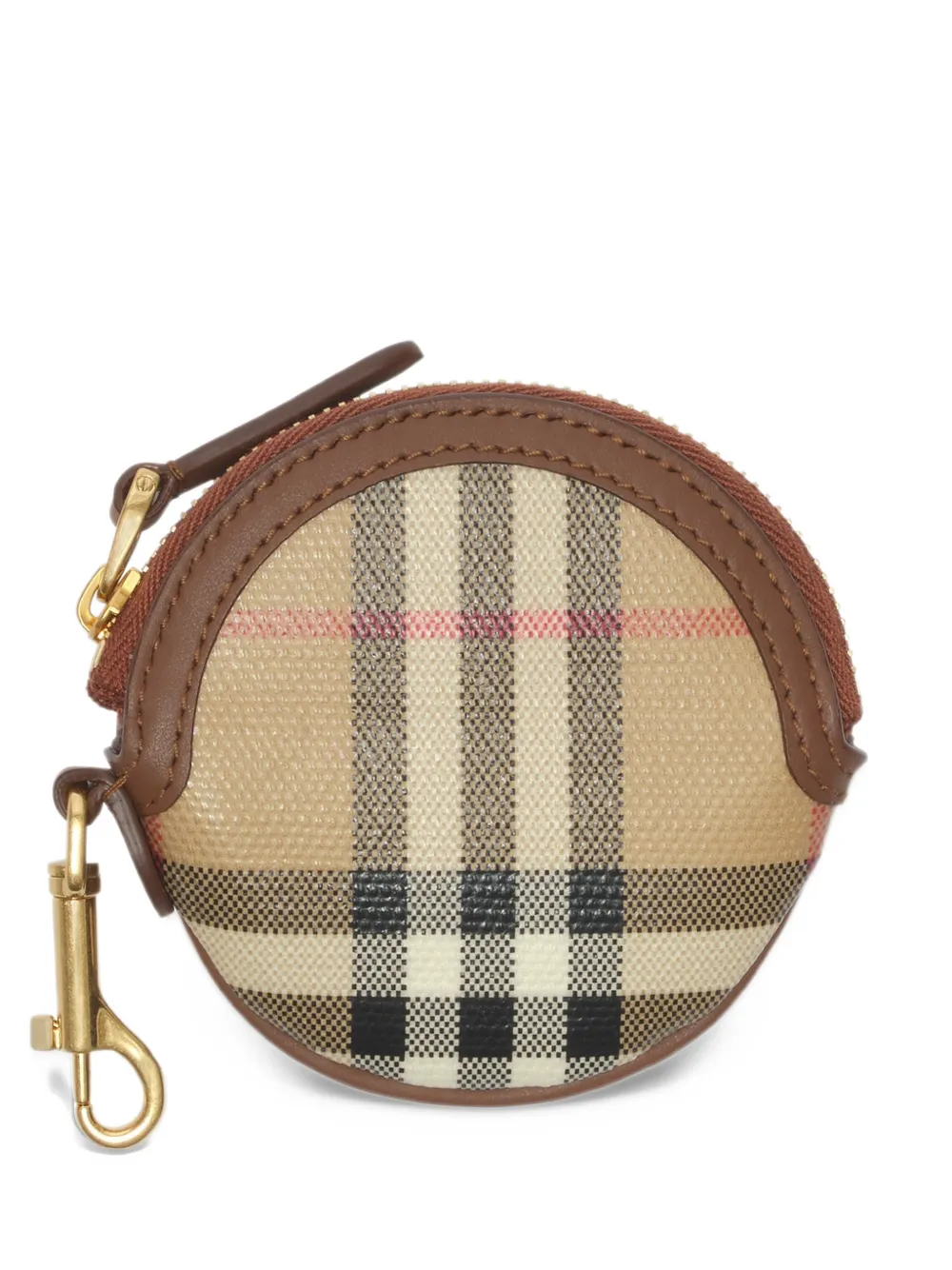 Burberry Check coin wallet - Toni neutri
