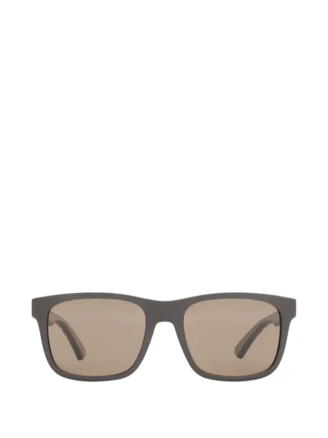 Burberry textured Check square sunglasses