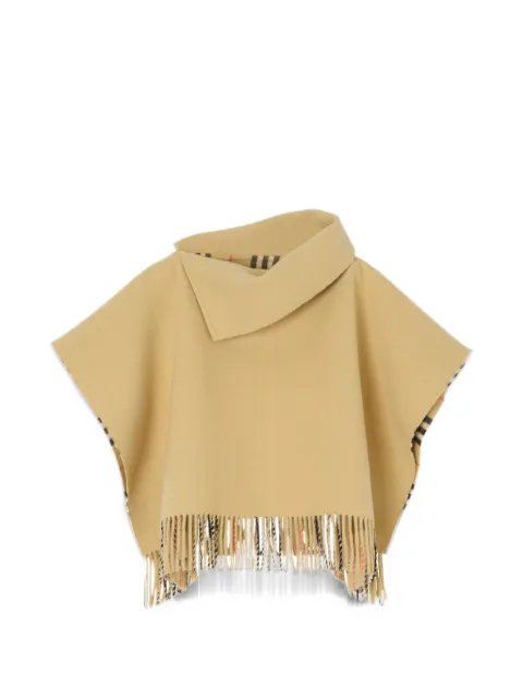 Burberry wool capelet