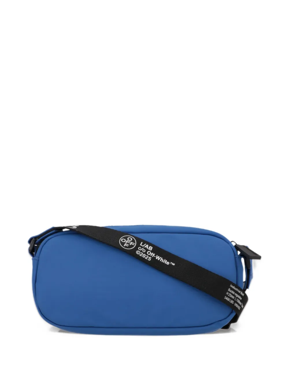 L/ab c/o Off-White L/Ab Co Off-White Oval Crossbody Bag - Blu