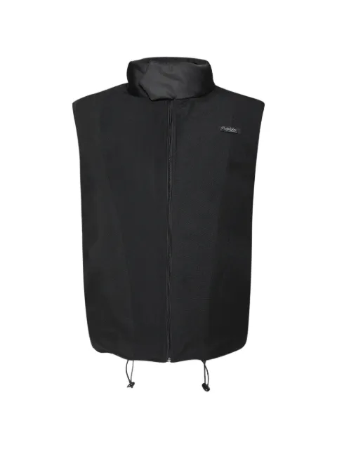 PROTOTYPES logo-patch zip-up gilet