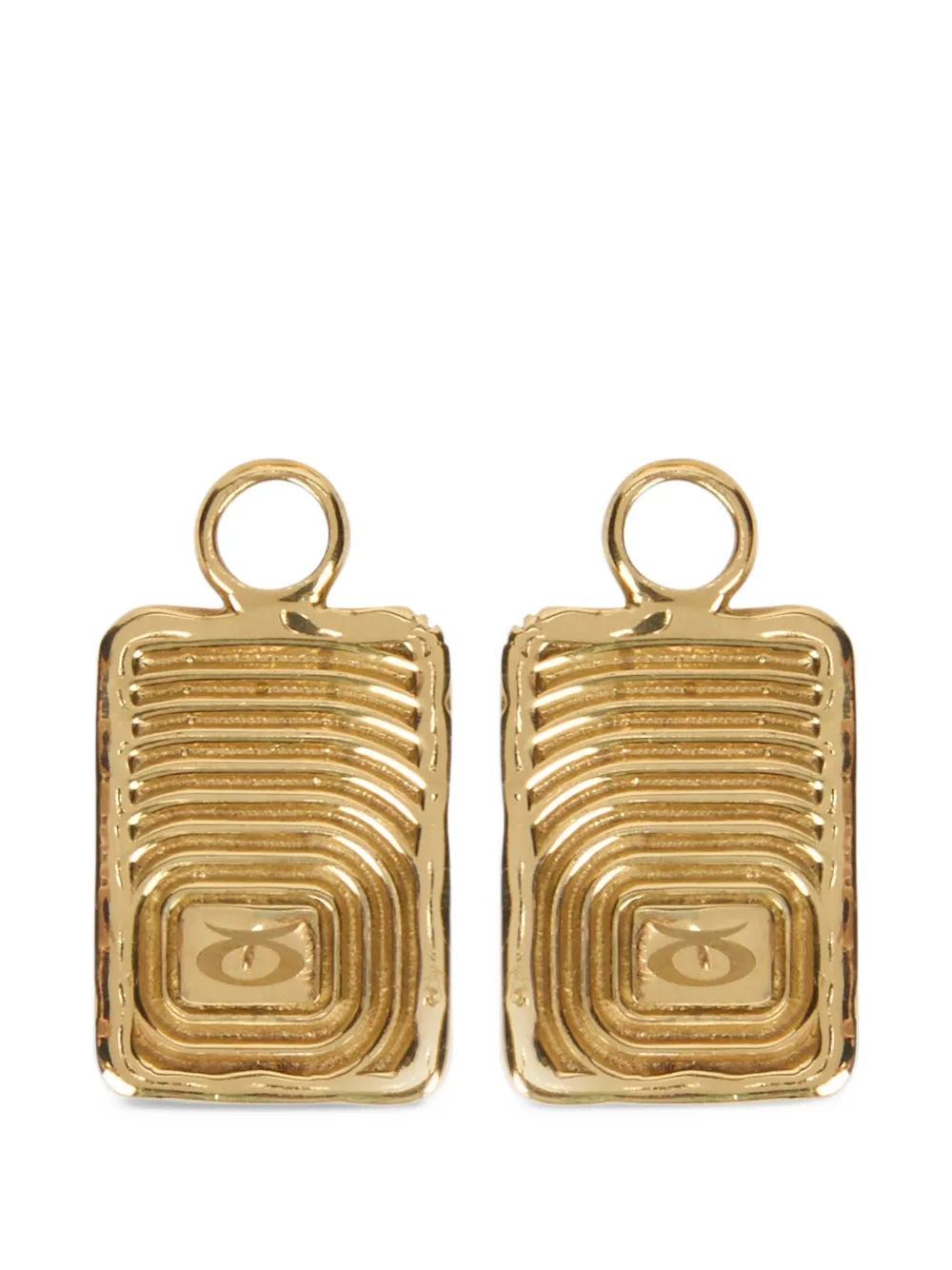 Ellery Taurus zodiac hoop earrings - Or Ellery Taurus zodiac hoop earrings - Or